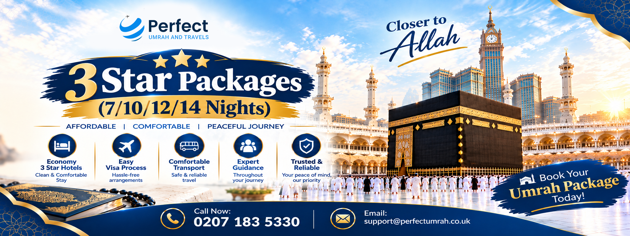 3 Star Umrah Packages
